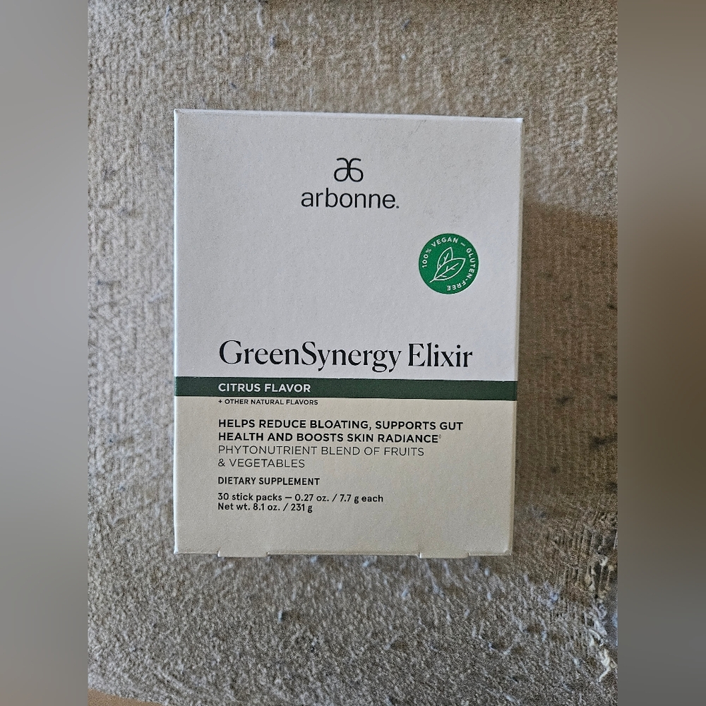 🆕️ Unopened Box of synergy greens - Arbonne brand